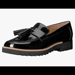Franco Sarto Carolynn Loafer Flat, black, womens 9.5